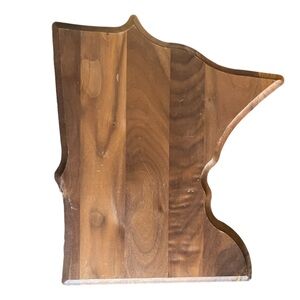Minnesota State MN Wood Cut Out Wall Art Plank DIY Crafts Decoration Rustic